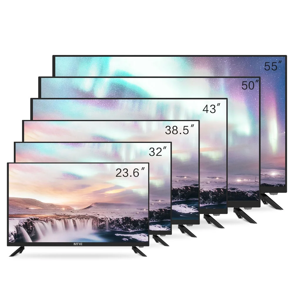 4K Android TV Flat Screen LED LCD OLED QLED Hot 32 40 42 50 65 75 Inch Smart TV Television For Sale