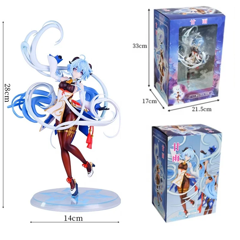Tiktoks hot selling Toy Figure Statues games Derivatives Anime Figure PVC Genshin Impact Action Figures