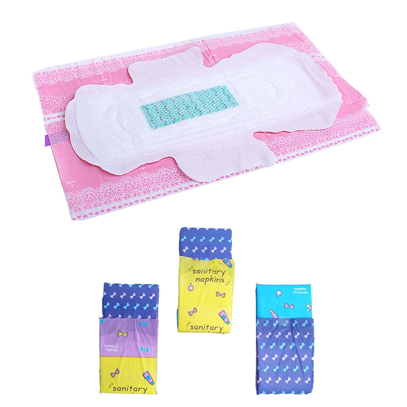 High Quality Organic Feminine Hygiene Pads Mesh Natural Pulp Scented Bamboo Charcoal Anion Sanitary Napkin OEM Sanitary Pad
