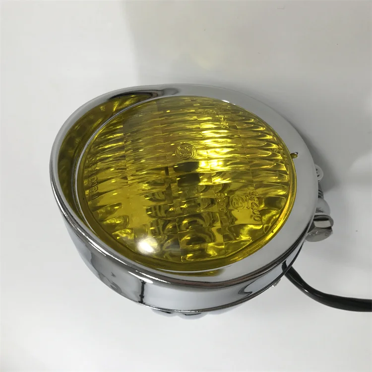 Универсальные Автомобильные светодиодные фары E-mark, черные, серебристые, 5 Вт, 12 В, 4,5 дюйма