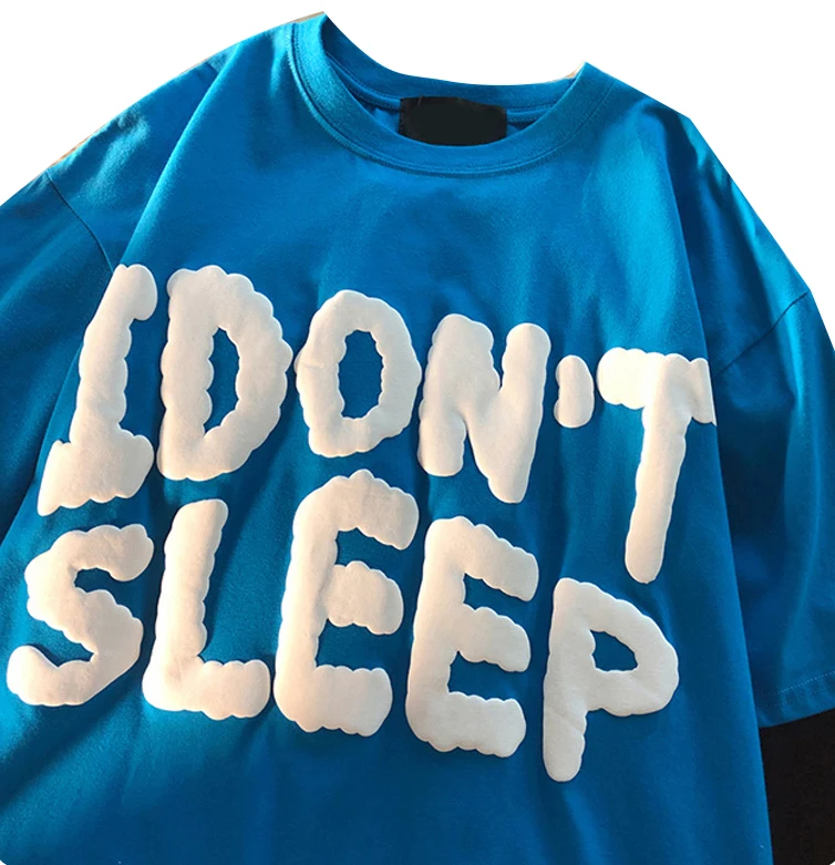 MOTE-ZC878 High Quality Custom Shirt Printing Cotton Custom 3d Puff Print Oversized Cotton t Shirt For Men