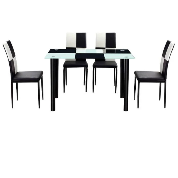 Smart dining table second hand and chairs round rotating