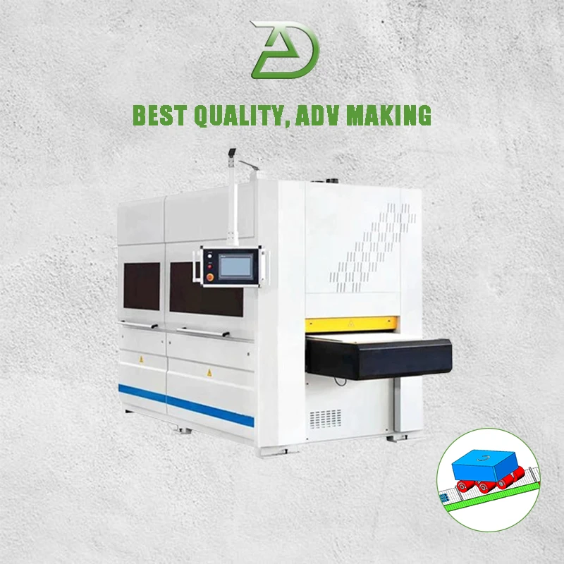 Automatic Metal Sheet Stainless Steel Flat Sheet Deburring Polishing Machine for Remove Dust