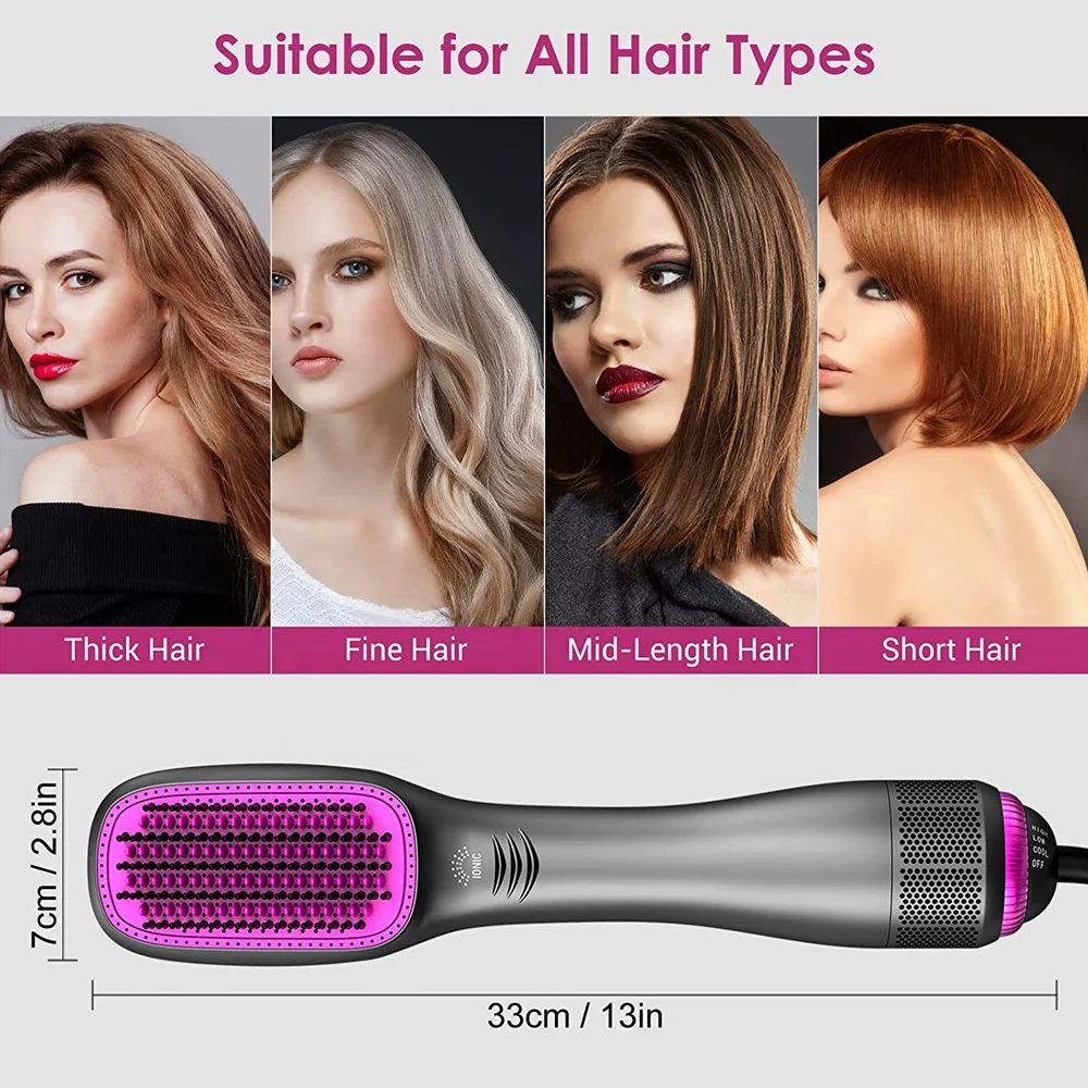 Hot sales Middle East Market Hot Air Brush Unique Hair Dryer and Styler