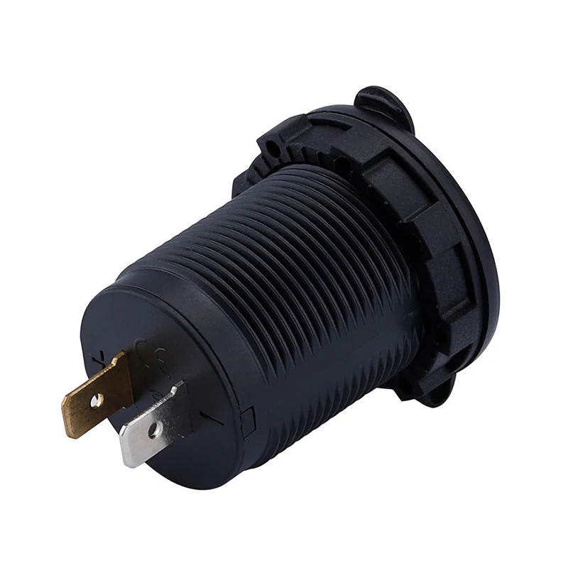 Factory Price Dc 12v Blue Led Touch Switch 5v 2.1a USB Car Charger Power Socket 12v USB Car Charger Socket Dual