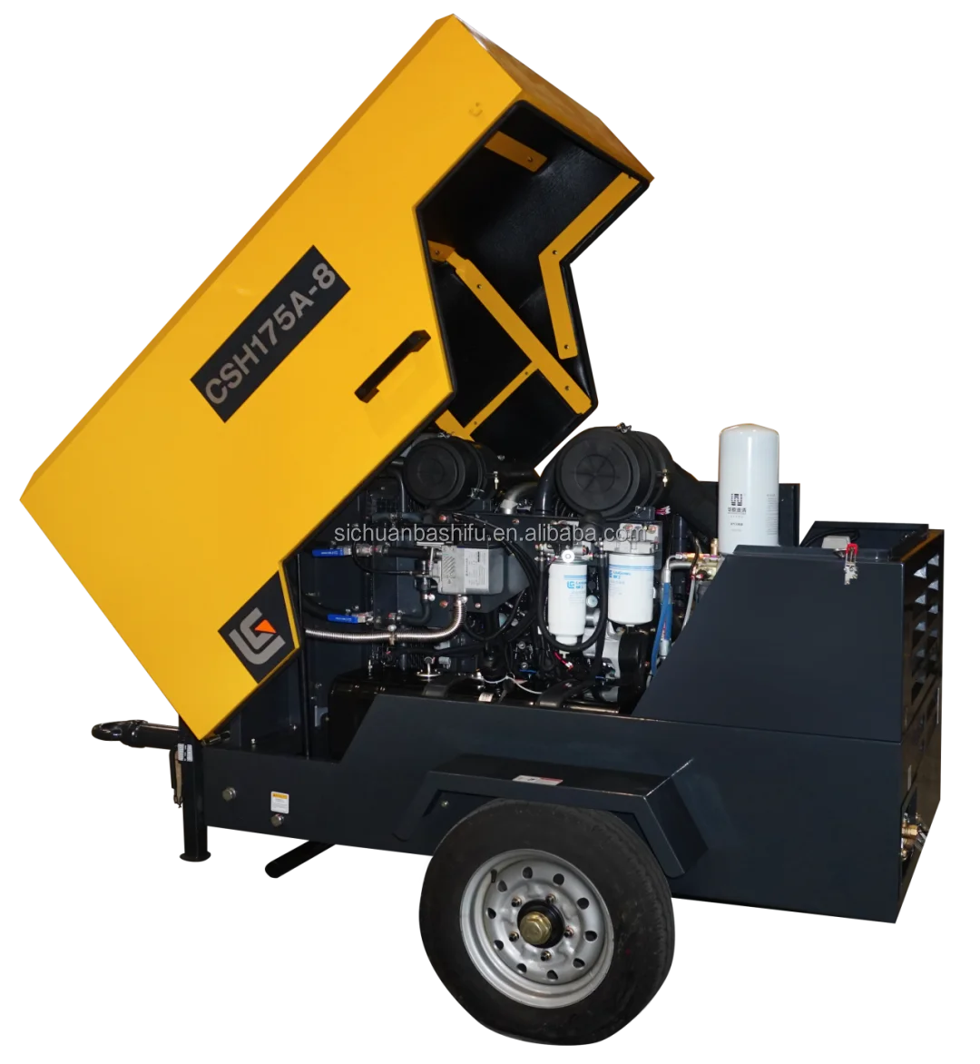 Liugong Mining industrial used 175cfm 8bar LGIR head screw compressors for sale