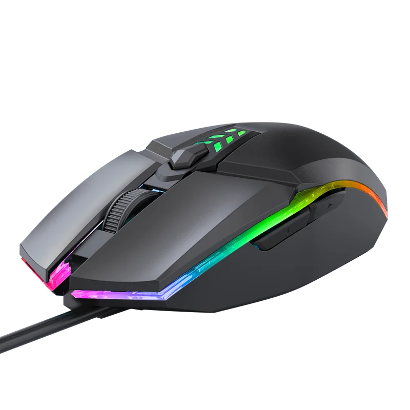 
DPI 1000 1200 1600 Wired Ergonomic Game Luminous Mouse fashion 