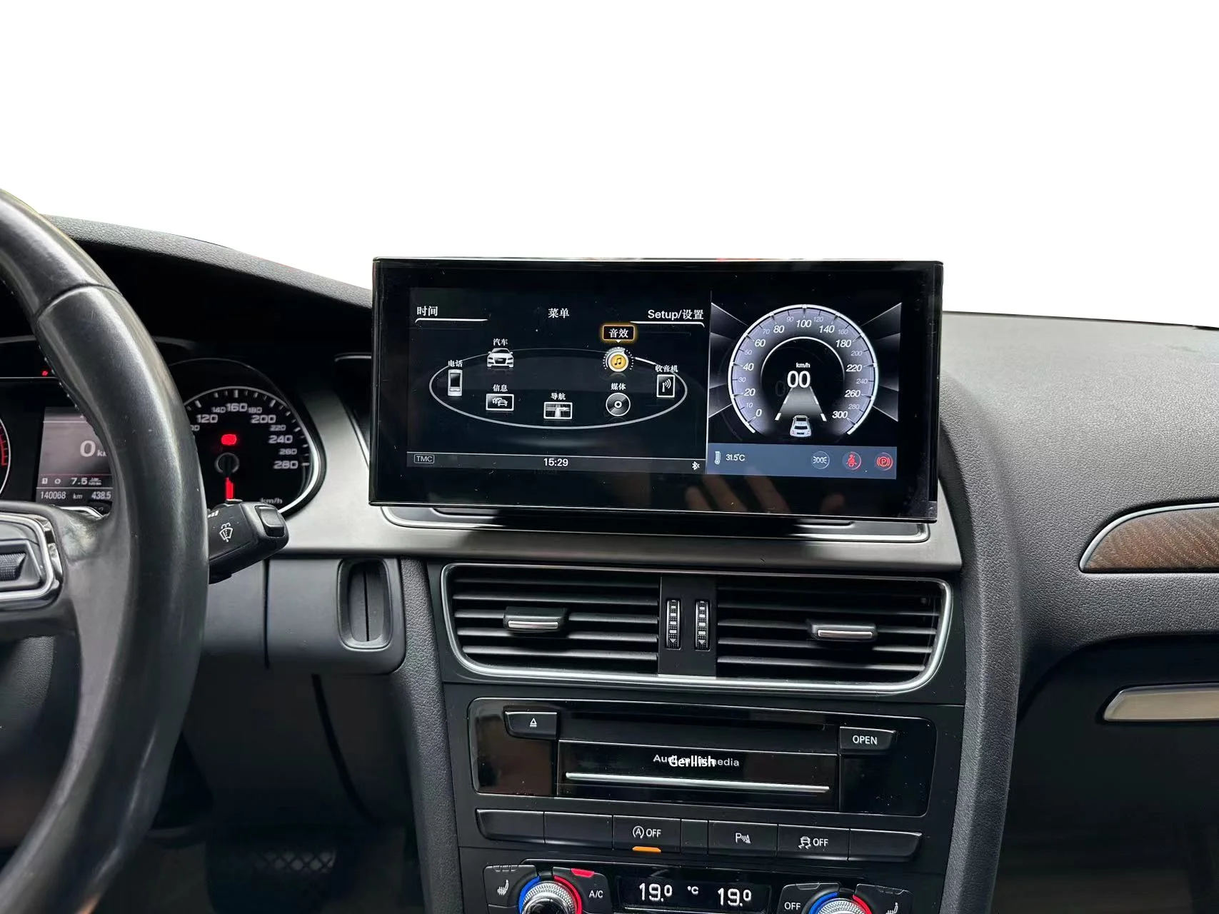 10.25 inch Car Android Screen Multimedia Player Radio For Audi A4 B8 A5 2009-2017 GPS Bluetooth Auto Carplay Stereo Unit
