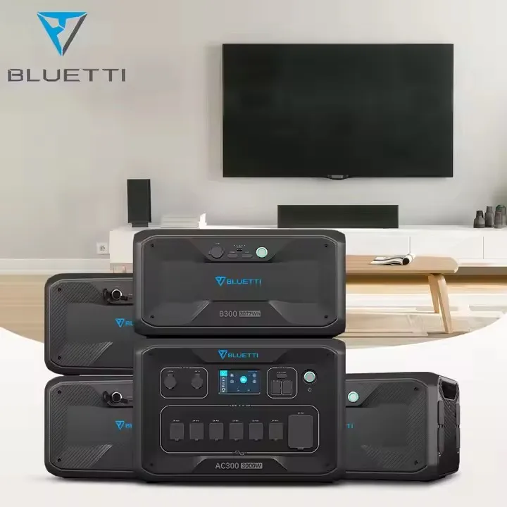 Bluetti AC300 & B300 электрическая зарядка Бытовая Солнечная батарея солнечная панель с генератором