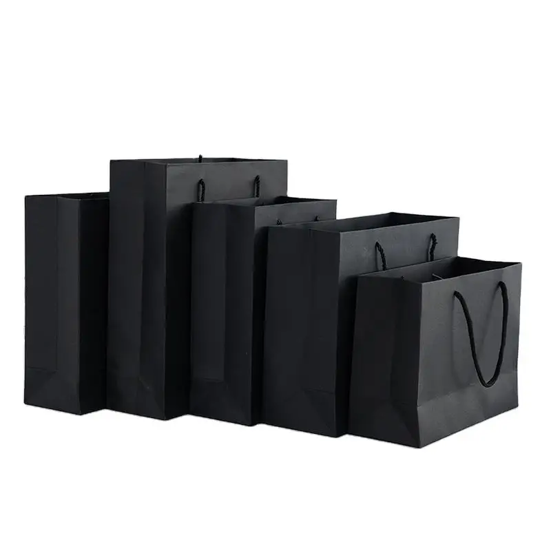 custom printed luxury shopping gift paper bag with handle