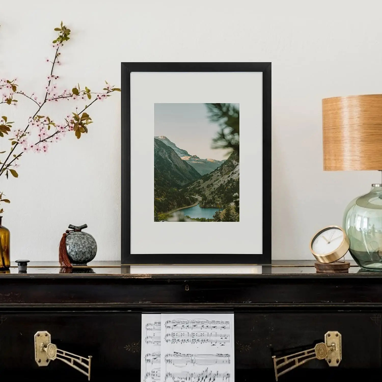 11x14 8x10 пользовательские черные деревянные фоторамки, фотоальбомы и аксессуары