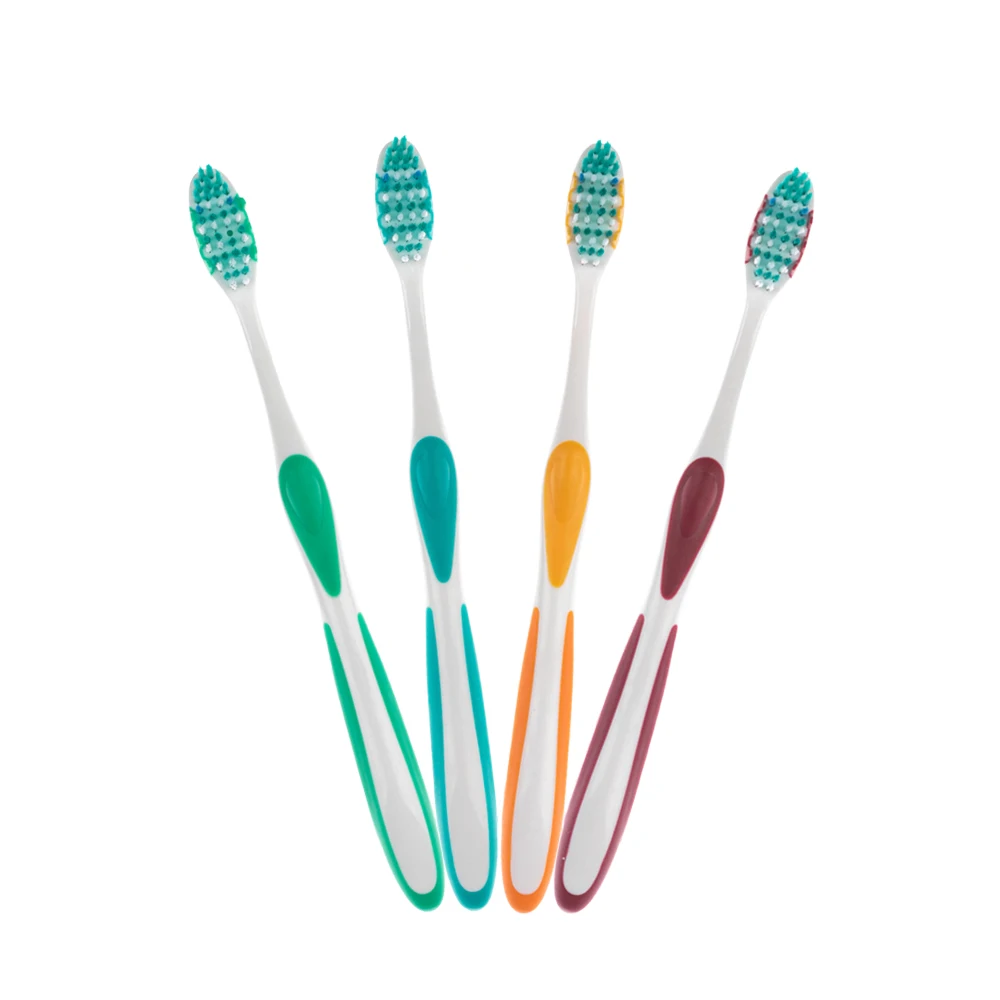 Dupont Nylon Plastic Tooth Brush Adult Gum Massage Complete CareSuper CleanToothbrush