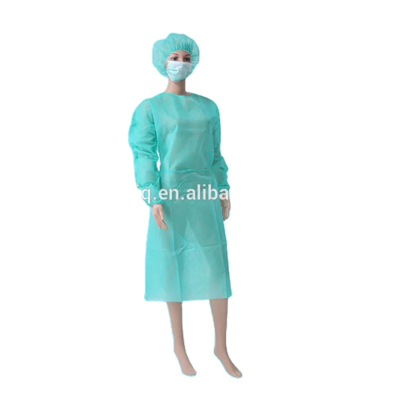 
 Одноразовые защитные химически стойкие лаборатории платья Сделано в Китае  