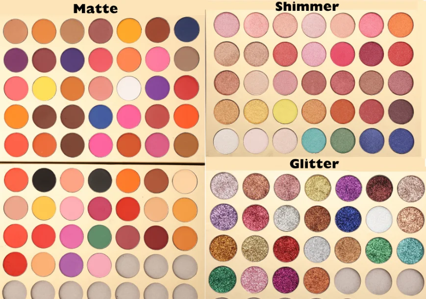 12C Matte Mineral Makeup Pigments Shimmer Powder for Eye Shadow Eyeshadow Glitter DIY Palette