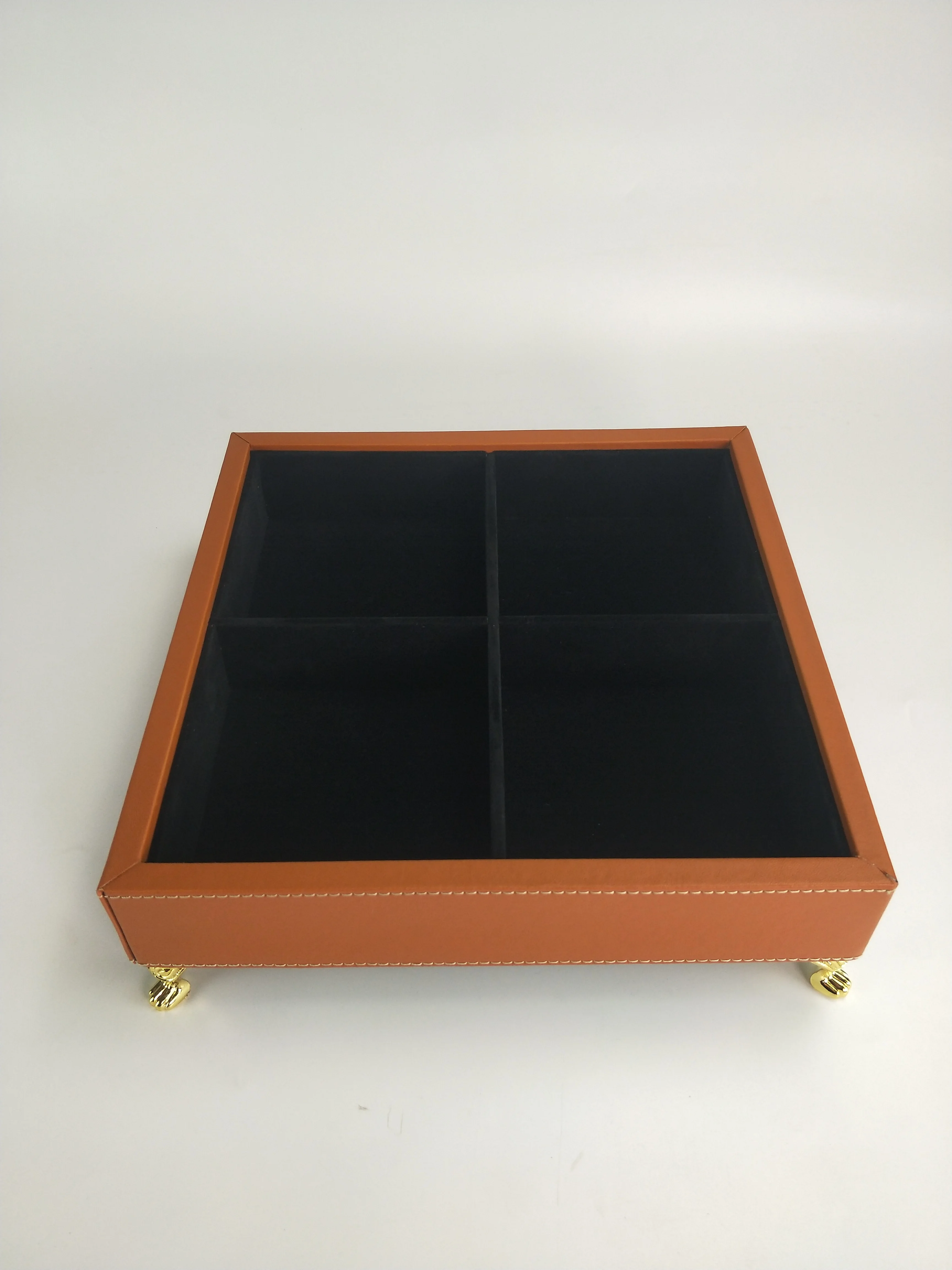 Custom PU Leather Chess Board Square Chess Checker Game Set