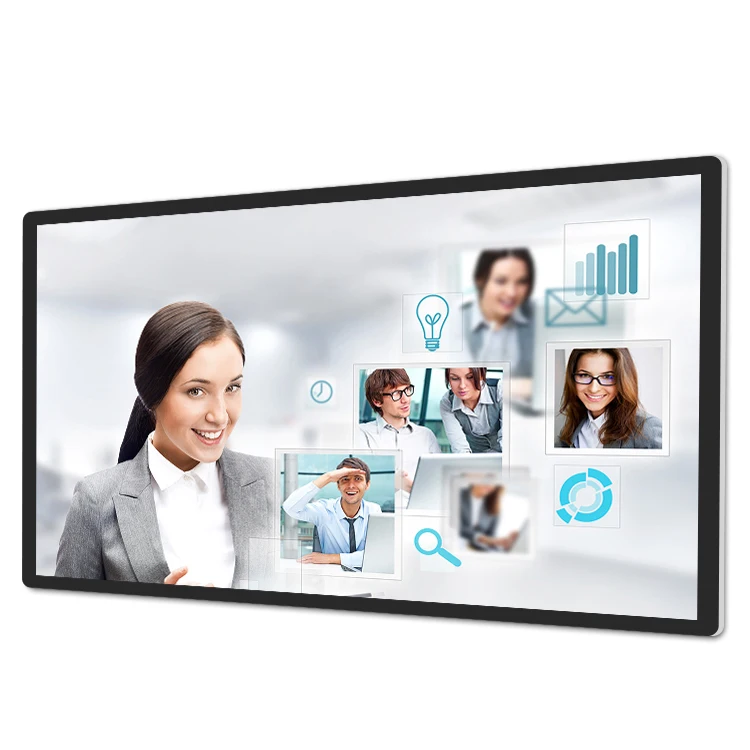 Indoor AD player meeting room rk3288 advertising display digital signage wall mounted 21.5 32 55 lcd