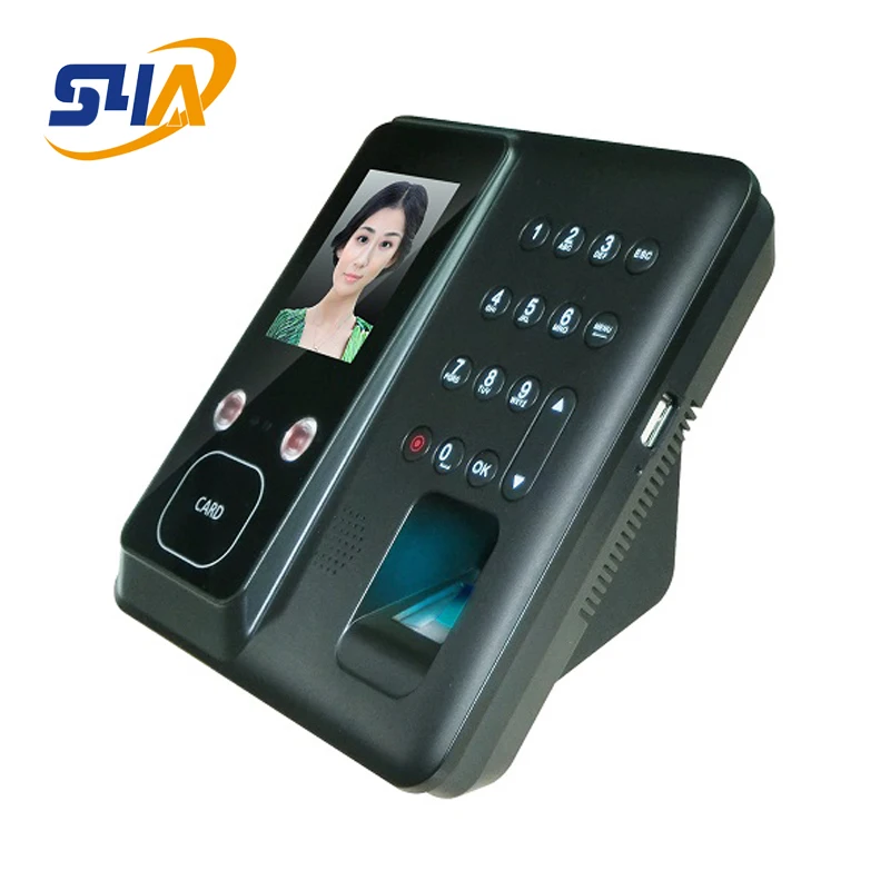  Dynamic facial recognition access control with Fingerprint and password support Attendance machine Dynamic Facial Access Control
