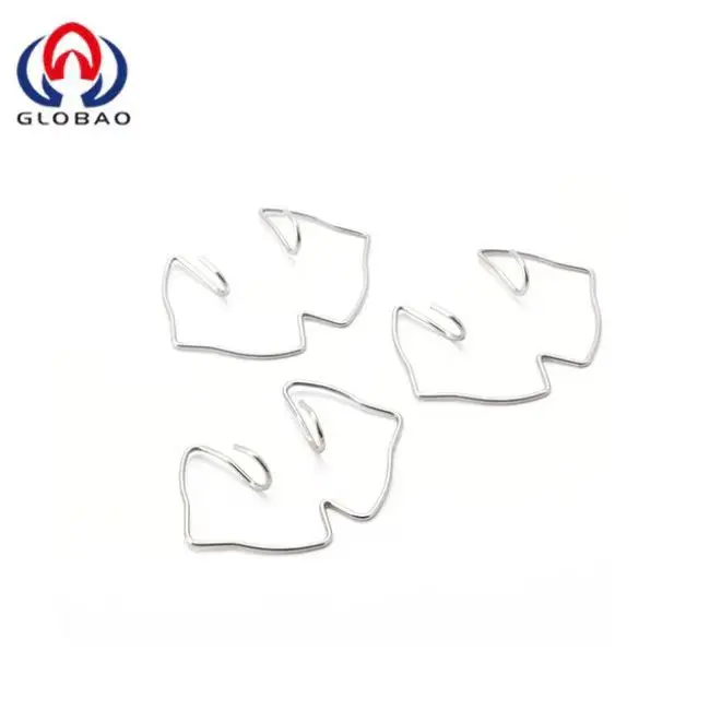 stainless steel silver U-shaped spring linear double hook eight-character spring