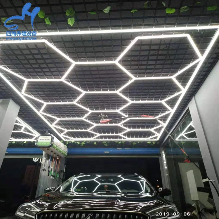 Профессиональная Коммерческая лампа на заказ автозапчасти энергосберегающий светодиодный потолочный светильник шестигранный свет