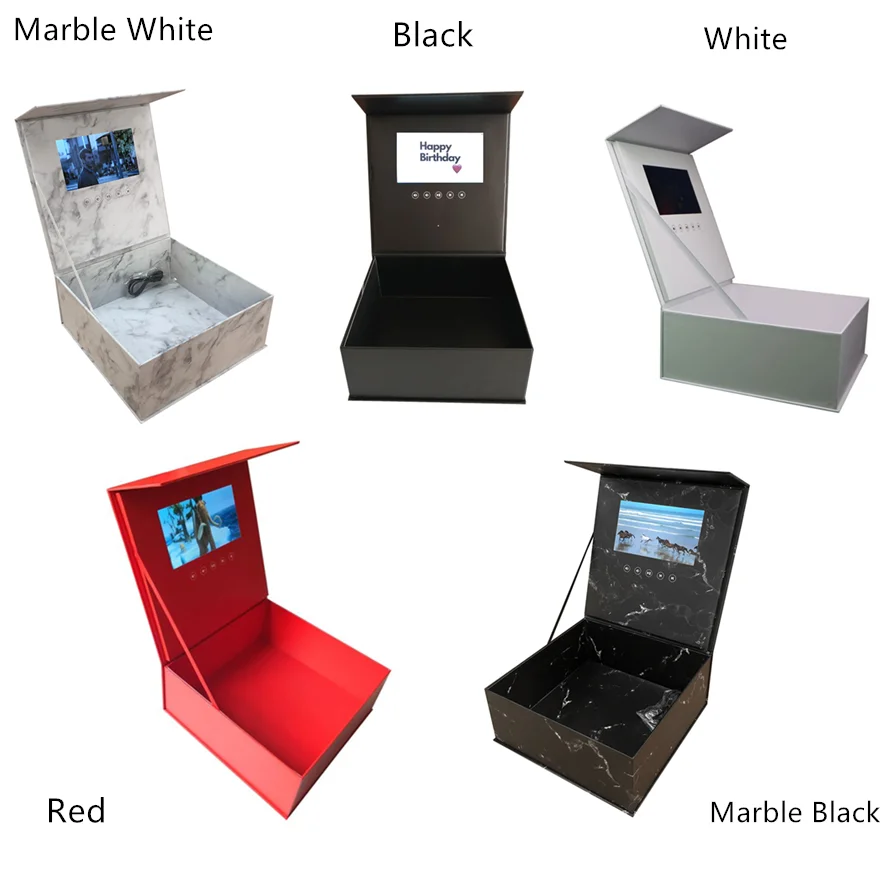 Воспроизведение видео ЖК-экран коробка PDQ счетчик дисплей стойки поп стенд для демонстрации косметики