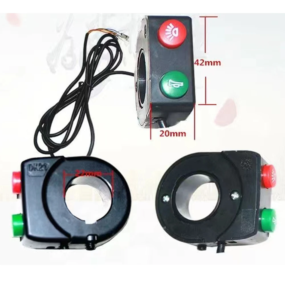 Plastic Electric Bicycle Ebike Scooter Switch for Light Horn Turn Left and Right Switch