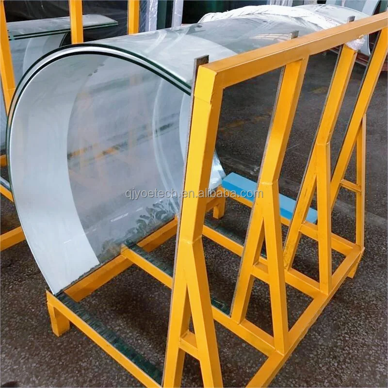 Curved Tempered Bent Safety Glass Toughened Glass Panel for Curtain Wall Construction Projects