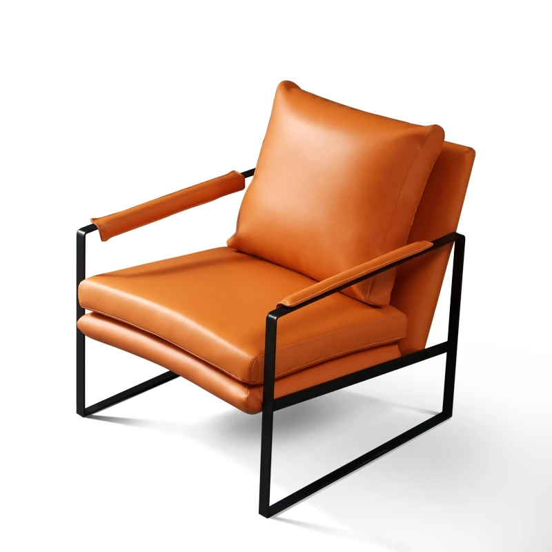 metal frame with faux leather hotel chair XY513