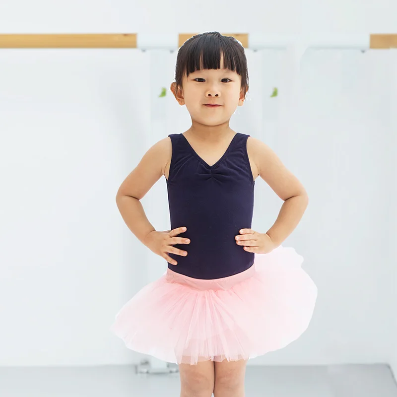 Ballet Dance Dress Girls Tutu Skirt Ballet Wrap Skirt for Girls Training Stage & Dancerwear Children 4 Layers Shanghai T/T