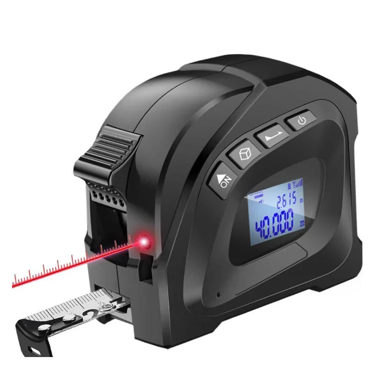 3-in-1 function digital measuring tape laser distance meter laser measuring tape 40m