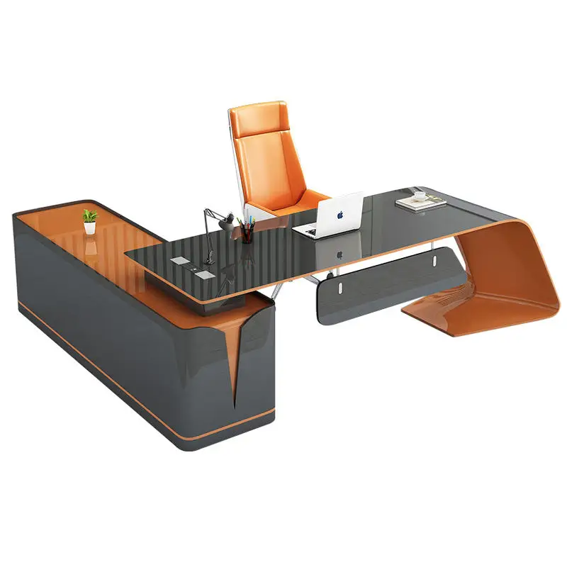 escritorio de oficina MDF Luxury executive office desk set office table CEO Office furniture commercial furniture schreibtisch