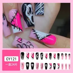 New Design Custom Press On Nails Halloween Press On Nails Artificial Fingernails For Women
