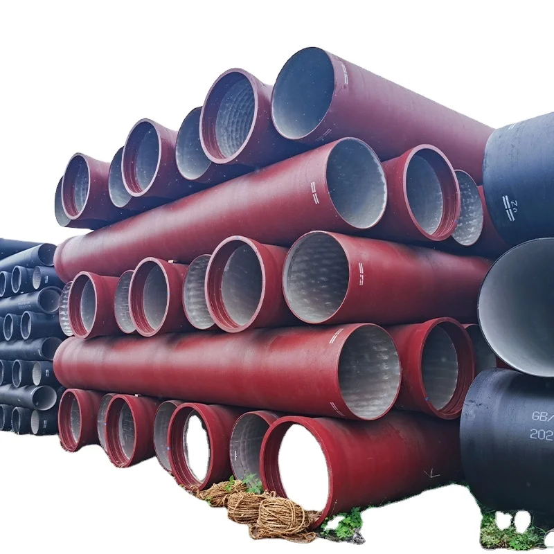 Ductile iron pipe with rubber ring Ductile iron pipe 2200mm c30 grade Ductile iron pipe k7 length 6m