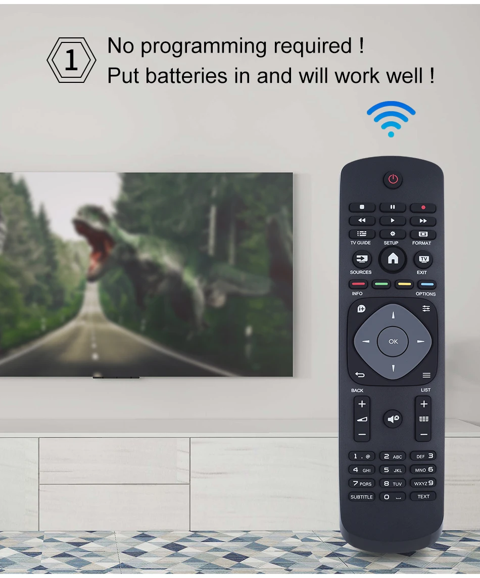 High quality REMOTE CONTROL 398GR8BD1NEPHH ForPhilips TV Ultra Slim LED LCD
