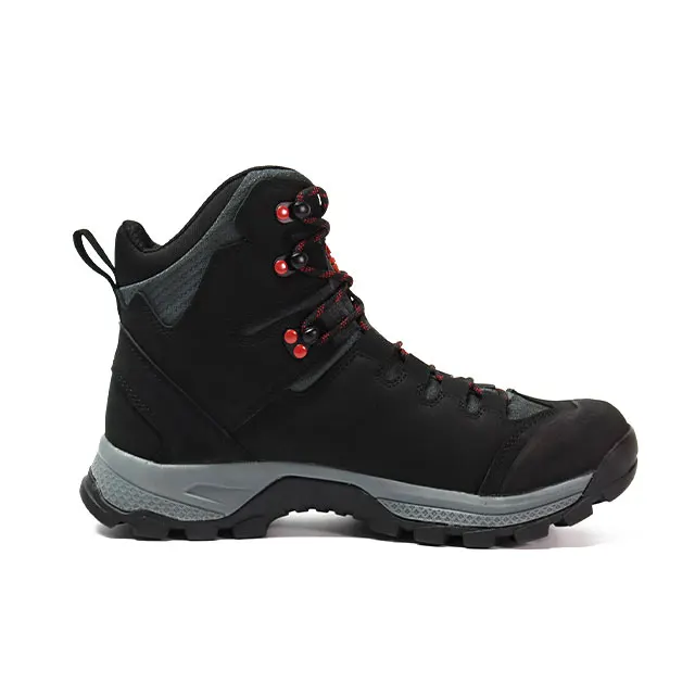 Hanagal OEM Factory 15960 Waterproof Winter High Top Mountain Climbing Sneakers Leather Material Hiking Trekking Boots for Men