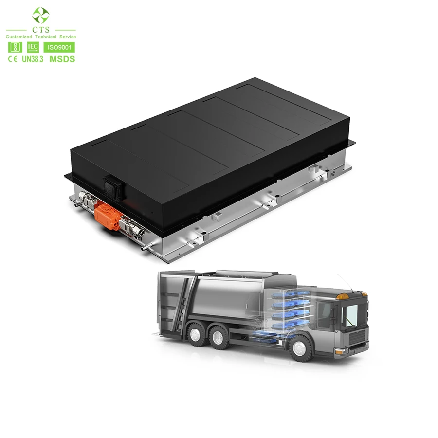 CTS standard battery packs 30kWh 60kWh electric vehicle battery 300V 600V lithium Lifepo4 EV truck batteries