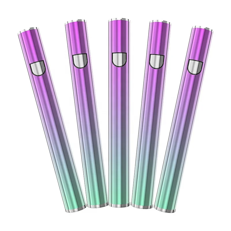 Заводская цена, перезаряжаемый стартер для электронной сигареты, 350 мАч, 510 резьба, аккумулятор для керамического вейпа cbd, набор для электронной сигареты