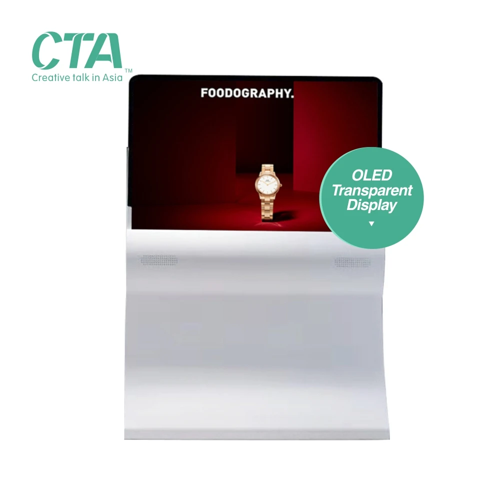 Factory direct sales color 55 inch large oled transparent organic light-emitting display high contrast ratio