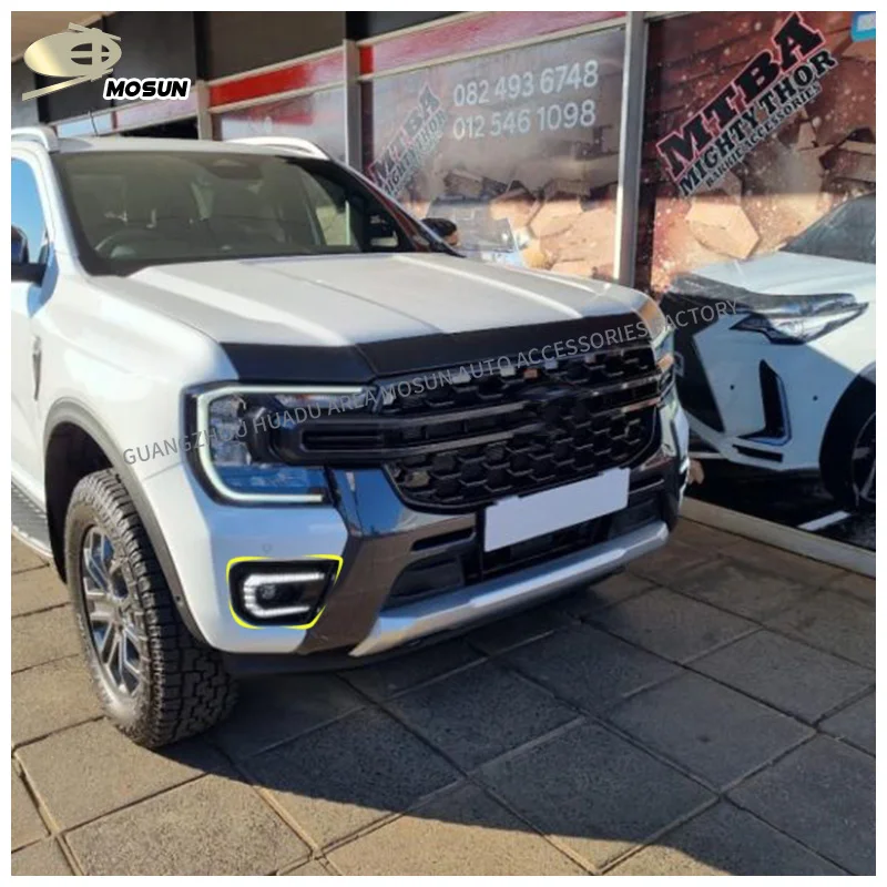 Daytime Running Light DRL with yellow white LED lamp Car Accessories for FORD RANGER WILDTRANK T9 2023 turn signal light