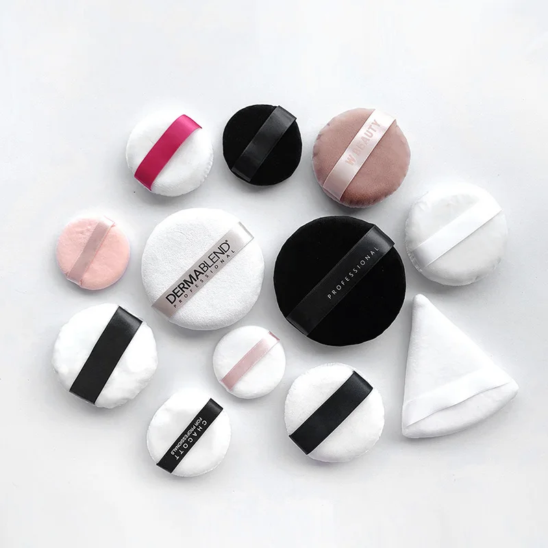  Pinkz частная торговая марка велюровая Косметическая пуховка с бантом Сменная Губка для макияжа бесплатный