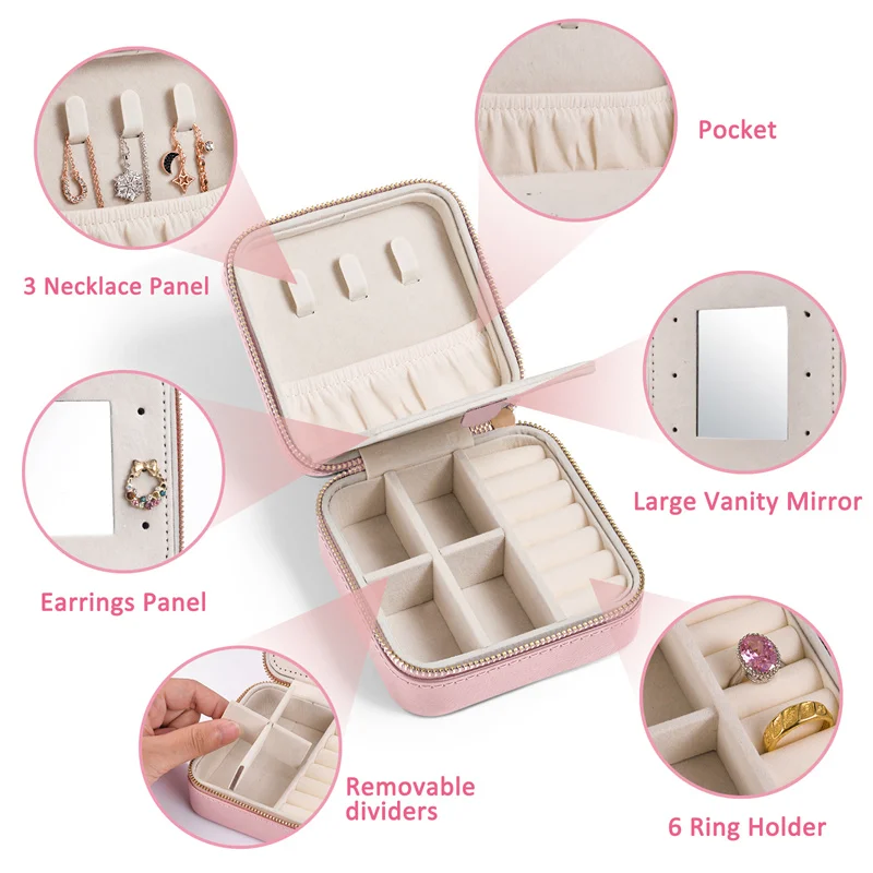 Business Paper Handmade Wholesale Leather Luxury Customized Bags Boxes Cute Small Pouch Packaging Box For Jewelry Sets Pouches