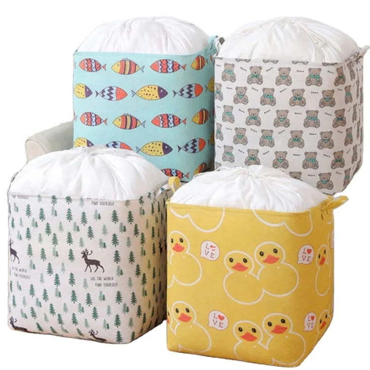 Logo Creative household tools Super Large Bag Cotton Washing Dirty Clothes Big Basket Organizer Bin Handle Stand Laundry Basket