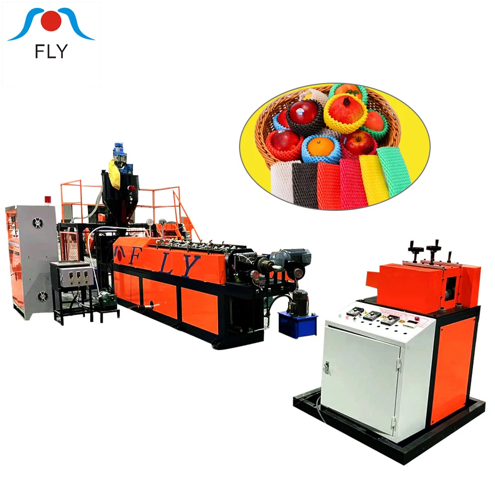 FLY epe pe polystyrene foam net sheet film extruder extrusion production line making machine