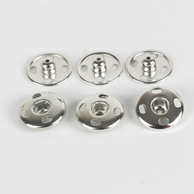 metal Sewing Snap Button Hidden 2 Part snap button fastener sew press button for coat