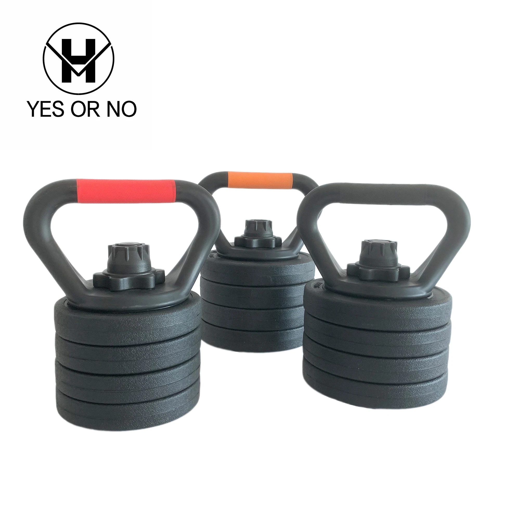 YES OR NO High Quality Multifunctional Cement Dumbbell Set Sports Weight Lifting Adjustable Dumbbell Set