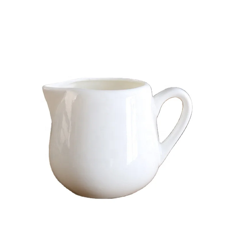 P66 Hot product small medium big ceramic milk jug spanish water serving decorative milk jug