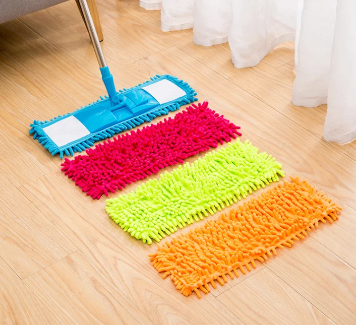 Factory Sell Customizable Microfiber Mop with Chenille Replacement Refill