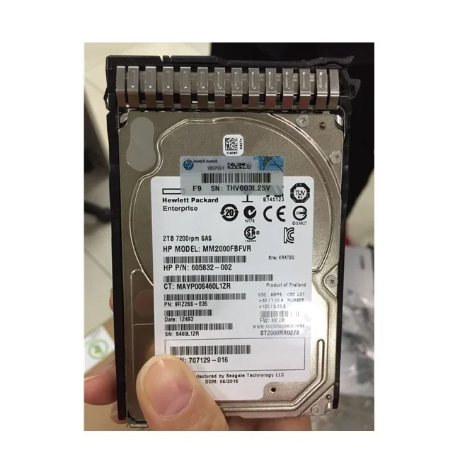 HPE 2 ТБ SAS 12G Enterprise 7 K SFF (2.5in) SC 3yr Wty DS с цифровой прошивкой