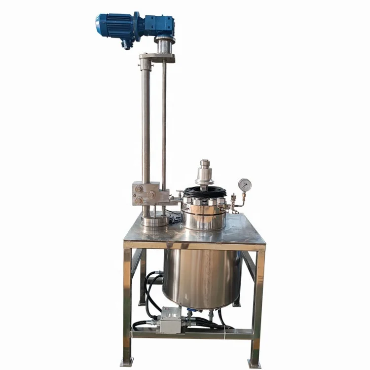 15L  lab ss316 304 esterification polymer reactor with vacuum pump