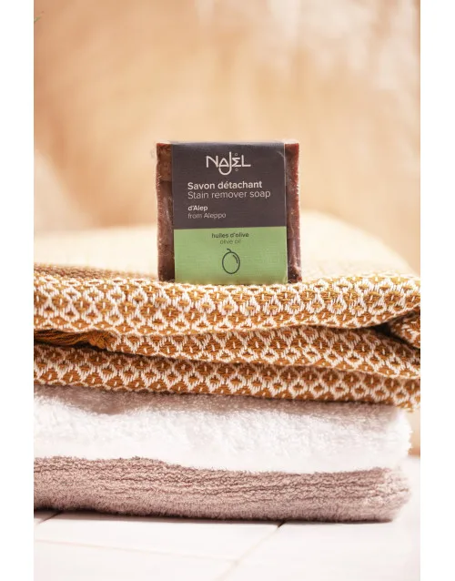 Najel Deep Cleaning Degreasing 100% Pure Olive Oil Stain Removing Aleppo Soap, Working On All Types Of Stains