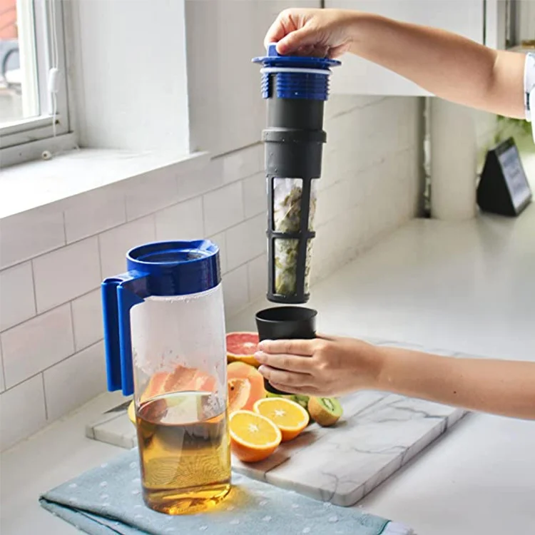 Professional Leak-Proof Fruit Tea Brewer Cold Brew Coffee Maker New Design Tritan PP Cold Brew Coffee Maker
